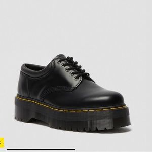 Dr. Martens Leather Platform Casual Shoes